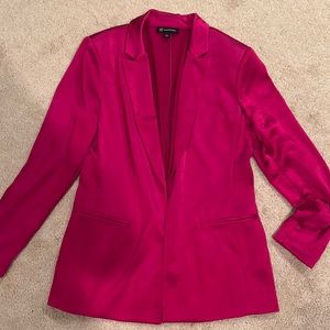 INC Hot Pink Satin Blazer